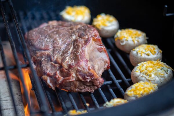 Geflambeerde Côte de Boeuf op de BBQ