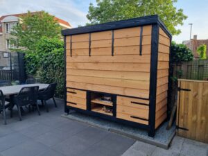 Bouwtekeningen robuuste buitenkeuken