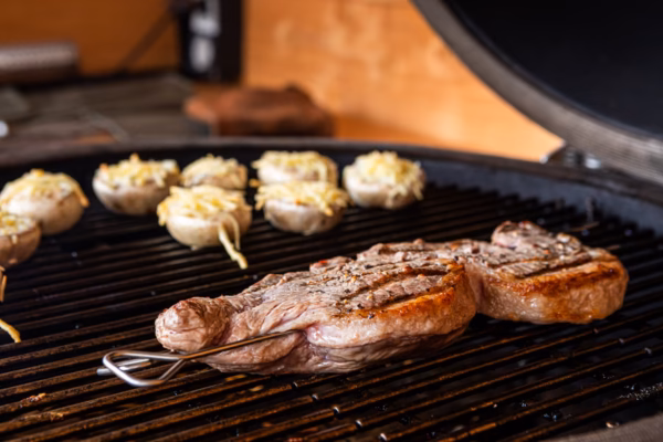 Picanha spies op grill