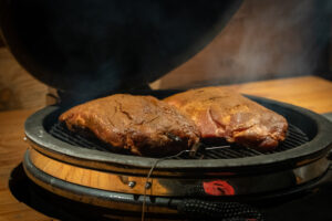 low & slow bbq'ed Pulled Pork 