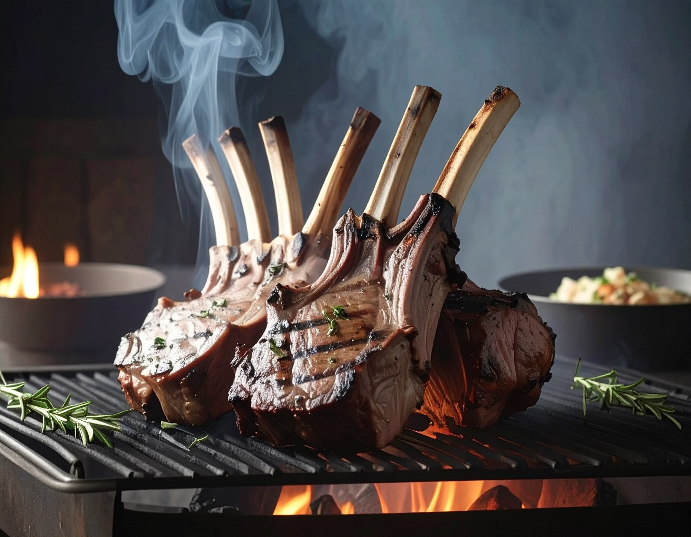 Lam bereiden op de barbecue