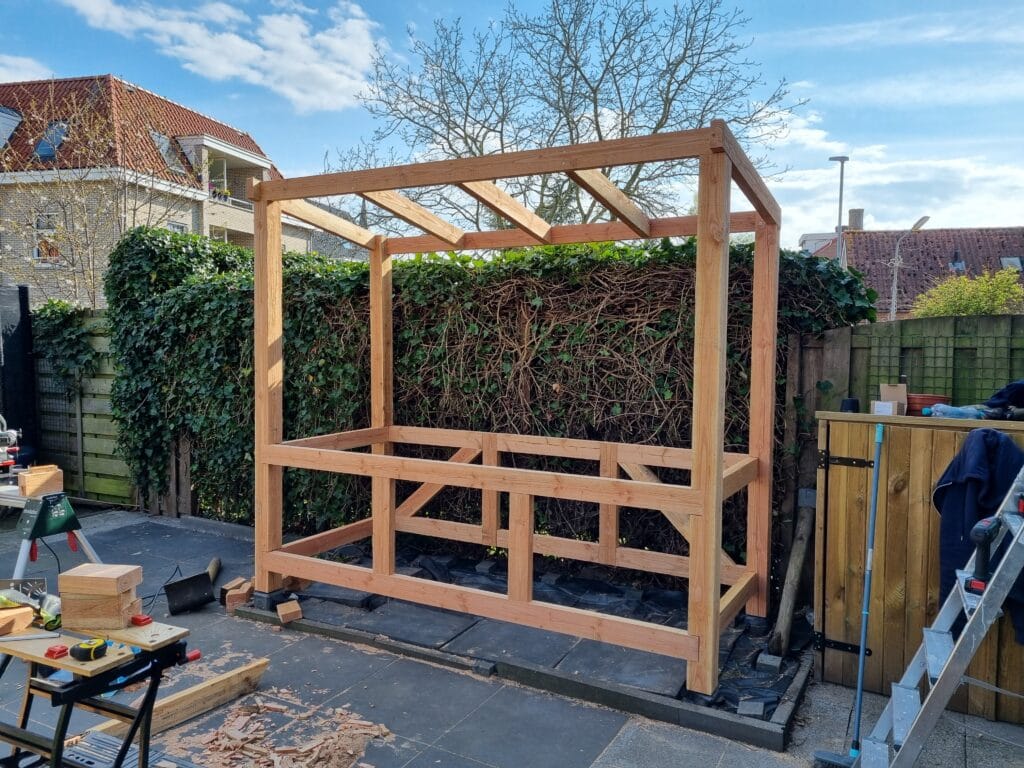 douglas frame van de buitenkeuken