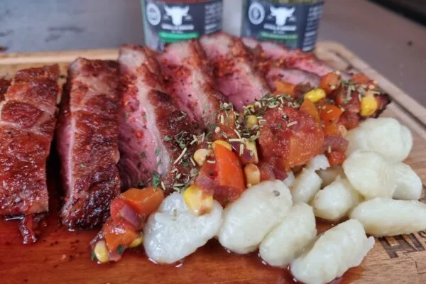 Picanha gegrilled op de kamado